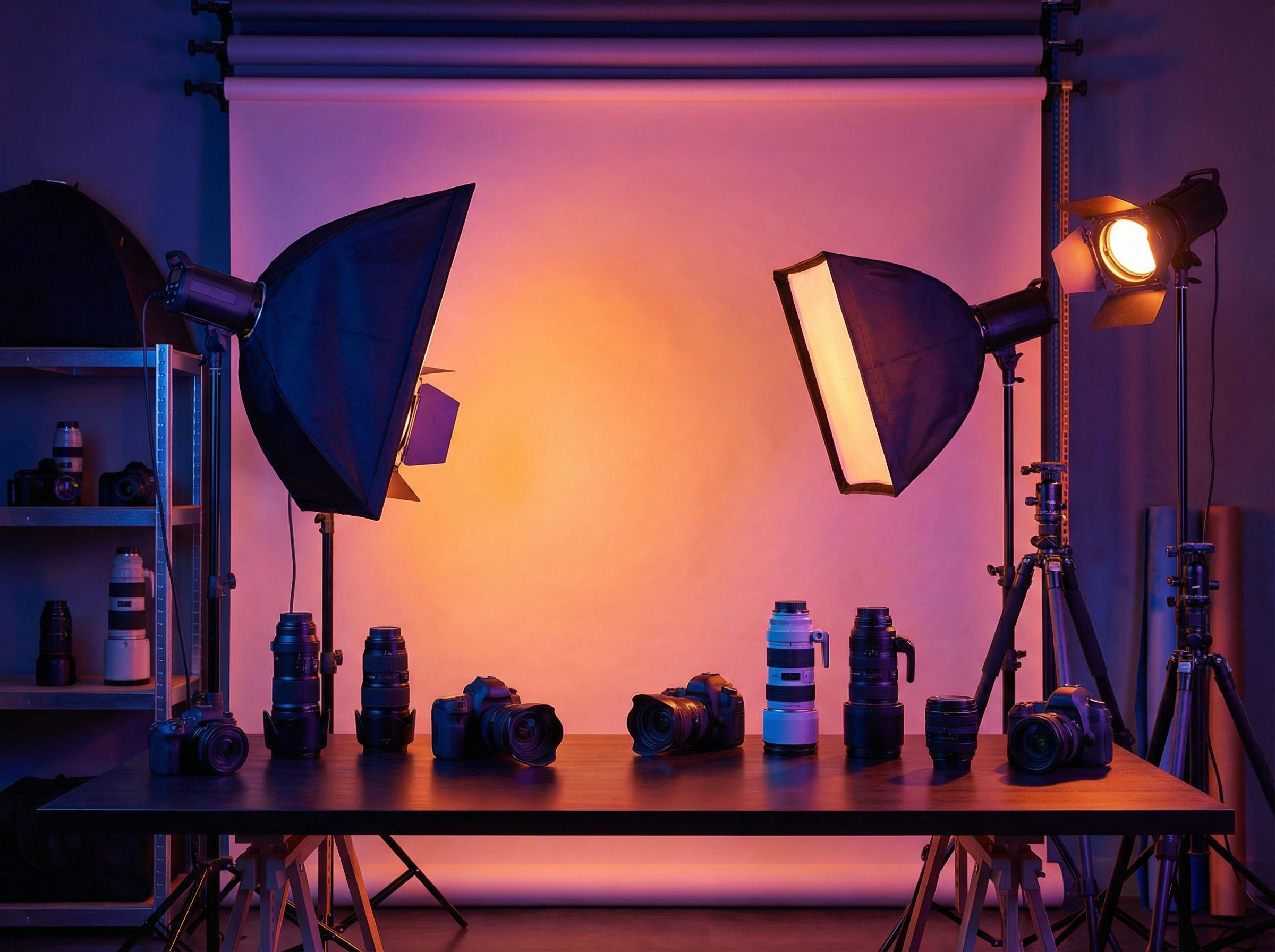 Two men indoors with an accordion in a cozy room, captured in black and white.