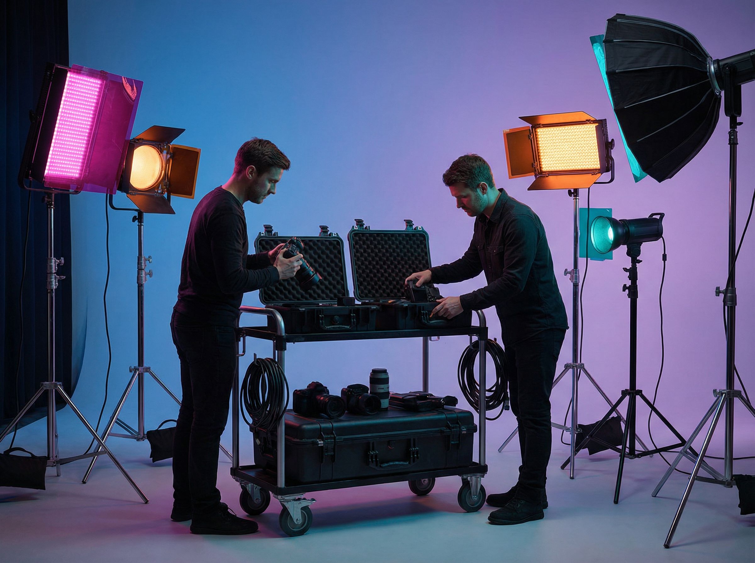 Male technician focusing on electrical component in a workshop setting, showcasing precision and skill.