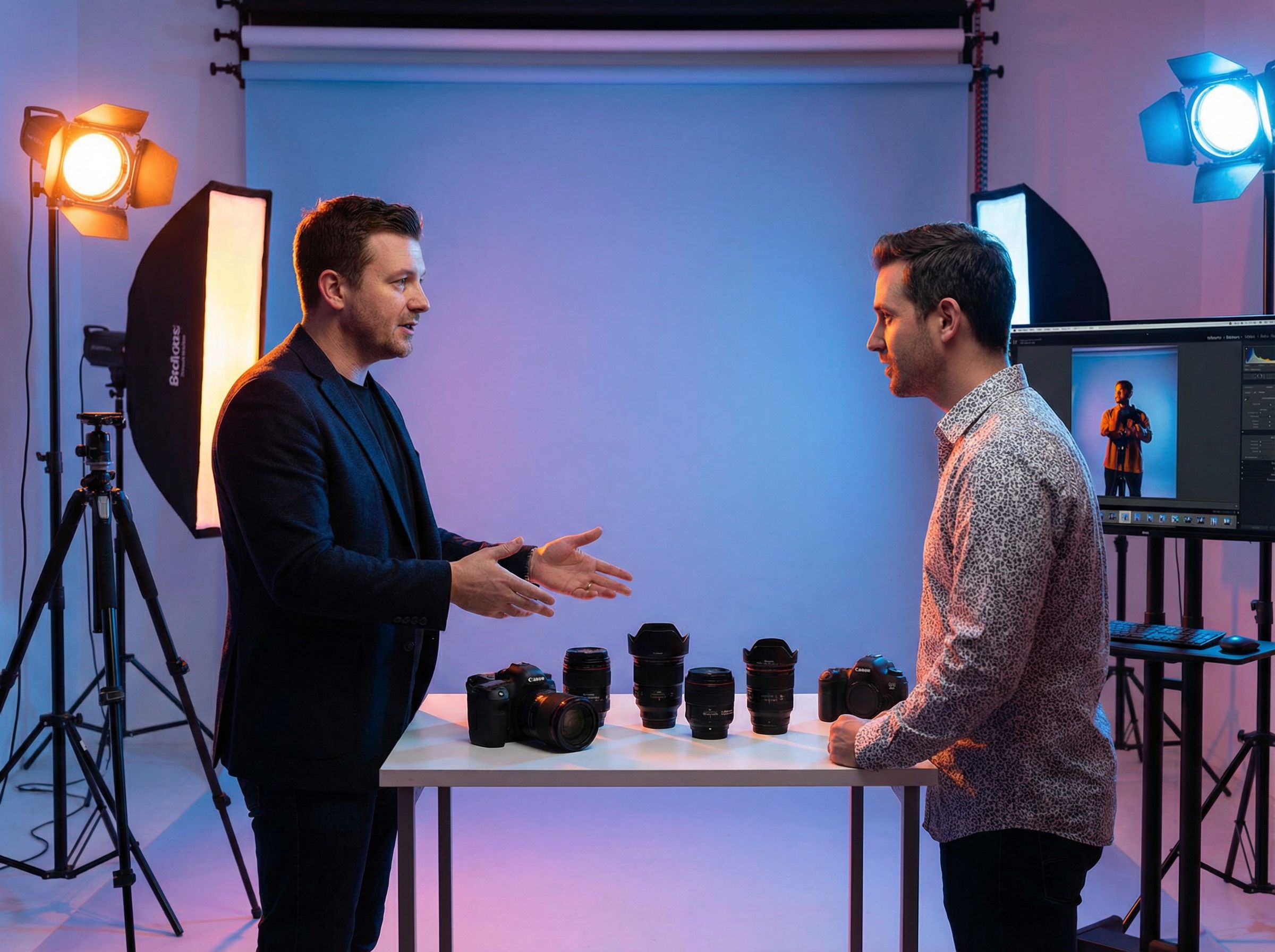 Charming coastal scene featuring a striped lighthouse and boats on a clear day.